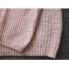 Pink Ribbed Cardigan