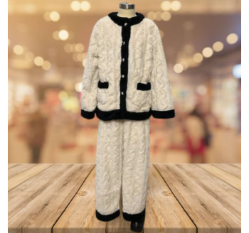 Pajamas Spring and Autumn Cotton Autumn Thin Home Service Two-Piece Suit
